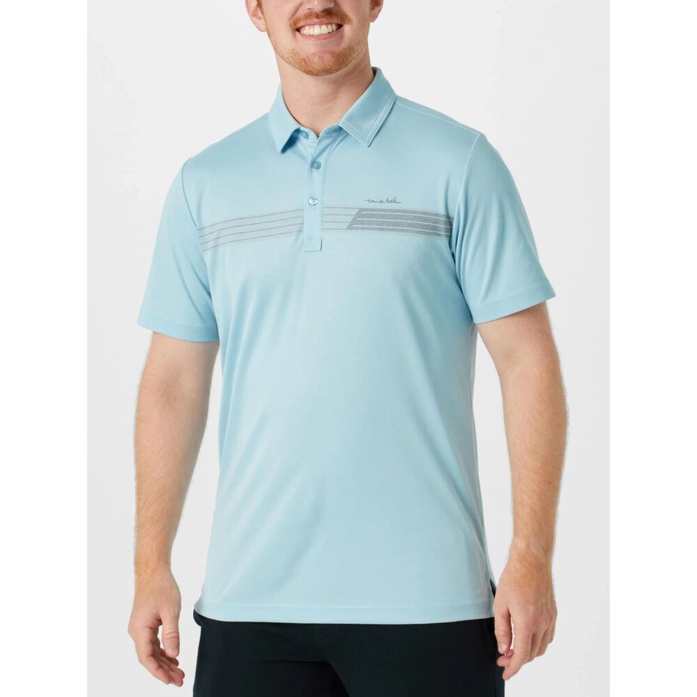 Travis Mathew Blue Men's Kalama Cove Polo Size Medium